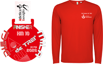 Maglia e medaglia della Diecimila de Trei