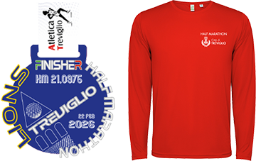 Maglia e medaglia della Half Marathon